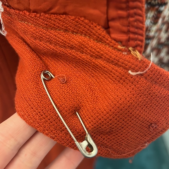 Vintage 1960s fall turtleneck handmade dress small - Picture 8 of 8